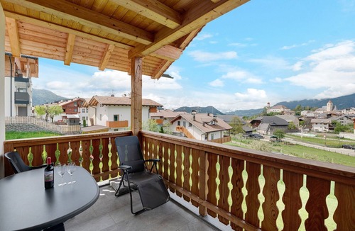 Lajen Apartment | Apartment 'Rodererhof Lajen Apt Schlern' with Mountain View, Balcony and Wi-Fi