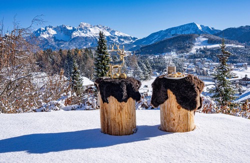 Nova Ponente Apartment | Apartment "Schlossberg Rosengarten" with Mountain View, Private Finnish Sauna & Garden