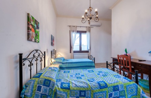 Vernole Apartment | Apartment 'Solebarocco Del Sud - Trilocale' with Balcony and Air Conditioning