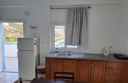 Vlychadia Apartment | Apartment 'Studio 3' with Sea View and Private Terrace