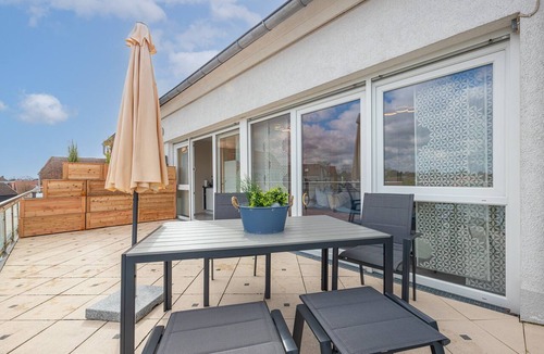 Region Hannover District Apartment | Apartment "Studio" with direct Lake View, Balcony & Wi-Fi