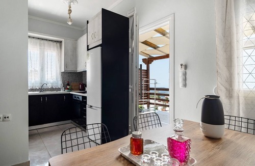 Chortata Apartment | Apartment 'Ventus Afroditi' with Sea View, Wi-Fi and Air Conditioning