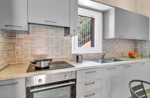 Drimonas Apartment | Apartment 'Villa Afrodite' with Sea View, Wi-Fi and Air Conditioning