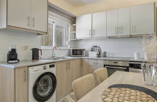 Mastichari Apartment | Apartment 'With Private Pool No 2' with Private Garden, Wi-Fi and Air Conditioning