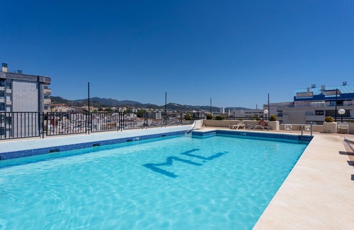 Marbella Seafront Promenade Apartment | Apartment with Shared Pool, Sea View, Wi-Fi and Air Conditioning