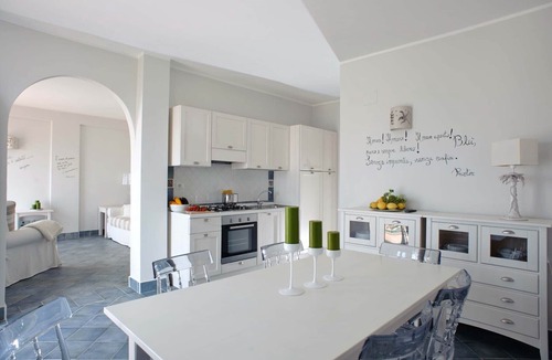 Villammare Apartment | Apartment with terrace. Shared pool. 150 metres from beach