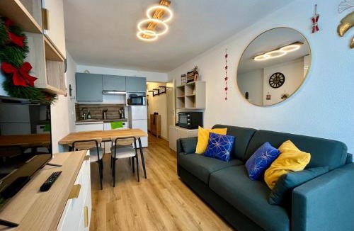 Le Pleynet Apartment | Appartement studio cabine avec vue panoramique au pied des pistes