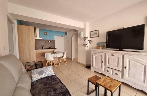 Argeles Plage Apartment | Appartement T3 climatisé avec piscine, terrasse et parking privé à 100m de la plage d'Argelès-sur-Mer - FR-1-388-204