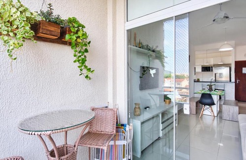 Estufa I Apartment | Apt com piscina e churrasqueira perto da orla do Itagua