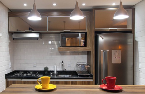 Enseada Apartment | Apt moderno a 240 metros da praia DW6172
