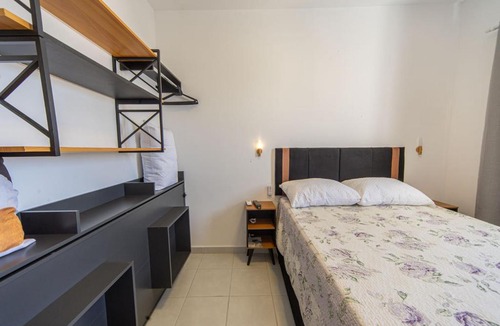 Mirim Apartment | Apto com Ar e 2 Dorm na Vila Mirim perto da Praia