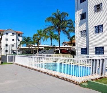 Residencial Hipica Jaguari Apartment | Apto com estacionamento, piscina e churrasqueira