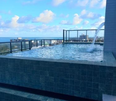 Ponta de Matos Apartment | Apto completo em Cabedelo, proximo a João Pessoa com 2 quartos, cozinha completa e ar condicionado e varanda Gourmet