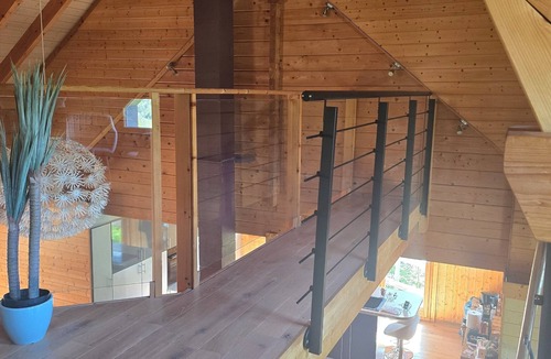 Kruth Ski Chalet | Architect-designed chalet with spa and panoramic views 3 bedrooms, children's area