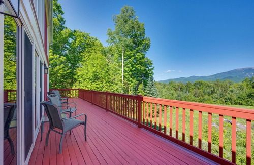 Franconia House | Architect-Designed Franconia Home: Hot Tub & Views