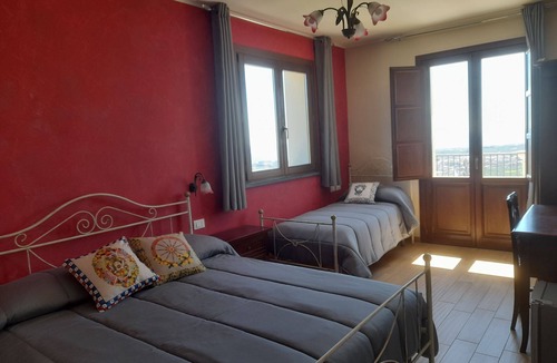 Calatabiano House | Arcobaleno dell'Etna - Deluxe room with terrace and sea view