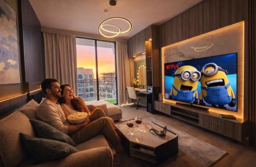Al Barsha Apartment | Arjan Luxury Studio Pool View Near Miracle Garden