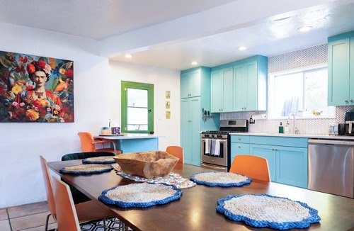 Pierson Place Historic District House | Art & Music-Inspired Getaway with Heated Pool + Lush Yard in Central Phx