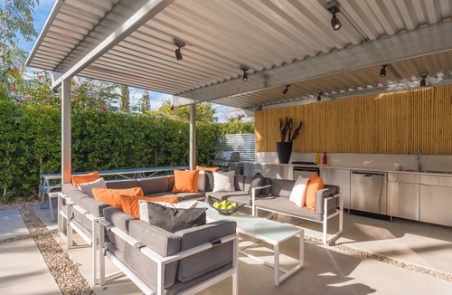 Racquet Club Estates House | Artistic Mid-Century design 6 Bed/5bath ESTATE with Full Casita w/Kitchen
