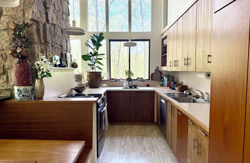 Guilford House | Artistic Modern Forest Retreat minutes from Guilford town center and shores