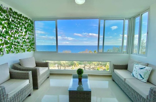 Santo Domingo Condo | Astonishing Sea View Condo, Stylish Decor, Pool, 10 mins to Colonial Zone