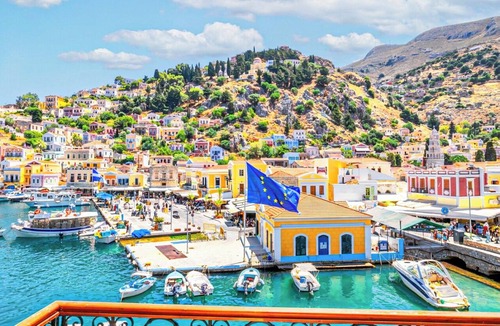 Symi Apartment | Athenas - Neoclassic Harbour View