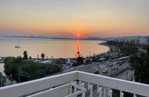 Alimos Apartment | Athens Edem Beach Penthouse, panoramic sea view