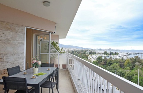 Alimos Apartment | Athens Edem Beach Penthouse, panoramic sea view