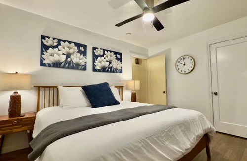 Northwest Olympia House | Attic Adventure! Two bedroom home plus full upstairs adventurous attic with two twin beds, couch and smart tv. Walk to Olympia's Downtown & Waterfront