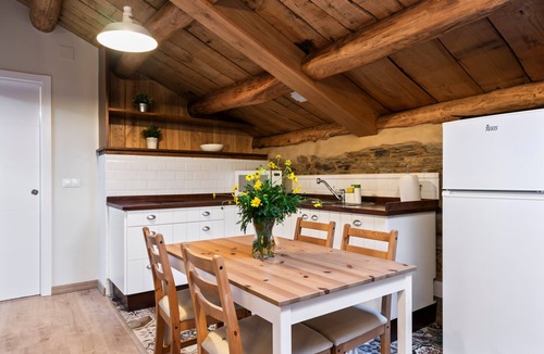 Trabada Apartment | Attic Casa Venancio with Mountain Views and Private Garden