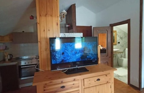 Morgex Apartment | Attic room with fireplace, pets allowed, 20mt from le Rue playground