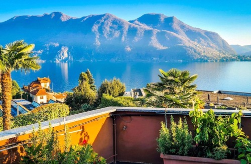 Susello Apartment | Attractive studio with balcony, pool and dream view