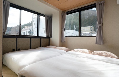 Yuzawa-machi Apartment | AURA YUZAWA Apartment Hotel - 1Bedroom Apartment with Living Dining Kitchen Sleeps 2 to 4, Bedroom with 2-Double Bed, Living Room with 1-Sofa Bed