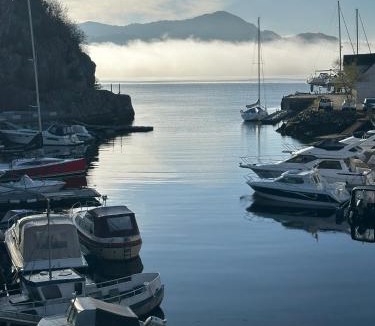 Godvik Apartment | Aurora Bliss - Waterfront Jacuzzi & Sauna near Bergen