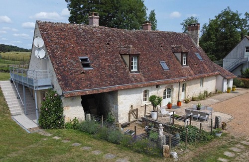 La Chapelle-Souef Cottage | Authentic house with pool, fireplace, and golf in the Perche