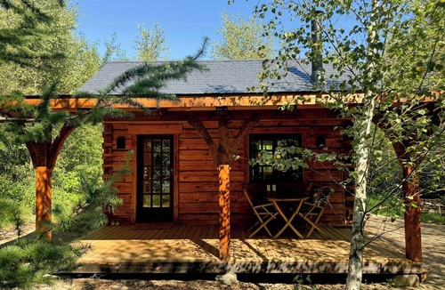 Ejstrupholm House | Authentic log cabin in forest near Ejstrupholm
