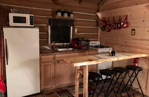 Glenfield Cabin | Authentic Log Cabin Rental for a Family Camping Getaway near Chase Lake, New York