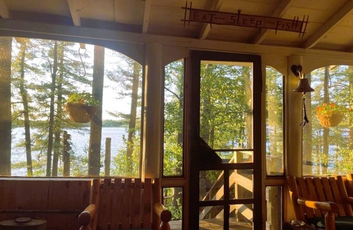 Howland Cabin | Authentic Maine Sporting Camp Cabins on 1800' of South Branch Lake Waterfront