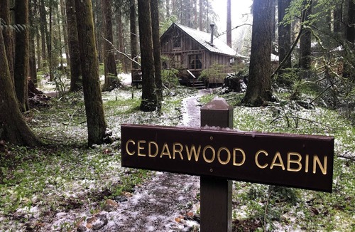 Brightwood Cabin | Authentic Vintage Cabin Woodstove Romantic Getaway for Two