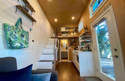 Southeast Pensacola House | Awesome Tiny Home with Stock Tank Pool Near Downtown Pensacola