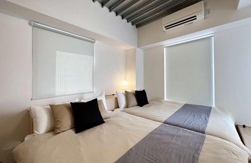 Hiroshima City Centre Apartment | b hotel Arts Dobashi - Modern 1 BR apartment good for 6 people