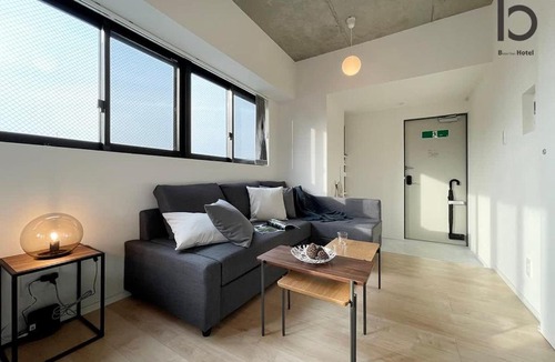 Hiroshima City Centre Apartment | b hotel Nekoyard - Secure Studio, Walkable to Peace Park & Downtown