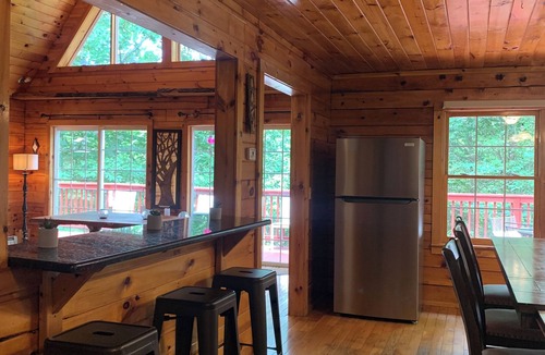 White Haven Cabin | Bachelor Parties, direct access to Lehigh River to hike, bike, fish and swim.