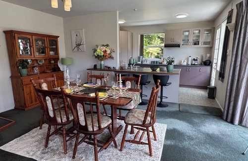 Paihia House | Backing on native bush yet 650m to the beach. Stunning spacious family home.