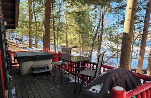 Saranac Lake Cabin | Baker Cabin at Colden Lodge A Romantic Adirondack Private Cabin on Lake Flower