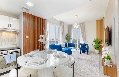 Dubai Production City Apartment | Balcony Offering Captivating Lake Views 1BR, Just a Hop from the Golf Course