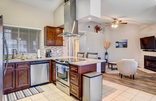 Chandler Condo | Balcony & Pool Access: Quiet West Chandler Condo