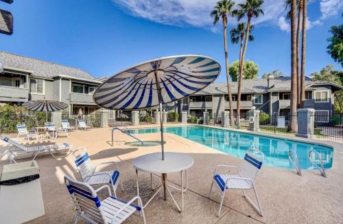 Chandler House | Balcony & Pool Access: Quiet West Chandler Condo