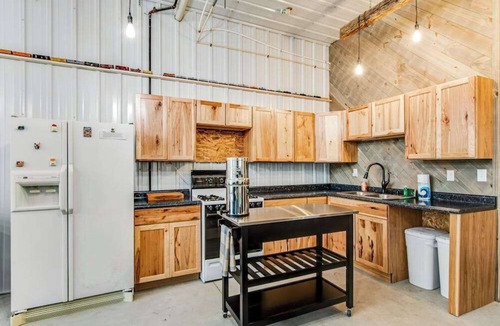 Mather House | Barn & cabin with firepits, grills, foosball, kayaks, home theater, & 2 kitchens