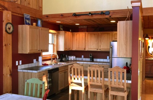 Arcadia House | Barn Style Lakefront Near Crystal Mountain with Pontoon and Game Room